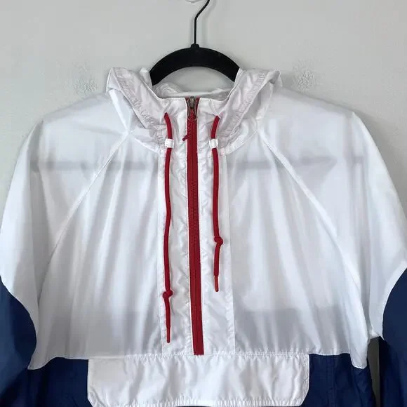 Eddie Bauer Momentum Colorblock Hooded Jacket Lightweight Anorak Size Medium - Picture 2 of 7